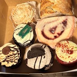 Borrelli's Pastry Shop - Assorted cupcakes and pastries