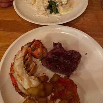 Ava - Salmon Oscar: tiniest portion. Surf and turf with 1/2 raw lobster tail - Italian Near Me - Tampa, Florida