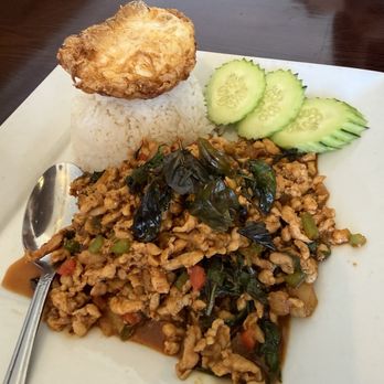 Thai Lotus - H1 - Basil Chicken Fried Egg - Thai Near Me - Corona, California Thai Lotus - H1 - Basil Chicken Fried Egg - Thai Near Me - Corona, California