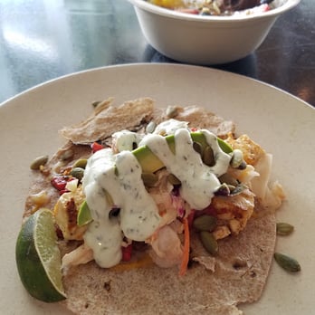 Goodness Fresh - Tofu Taco + Mango Jungle Acai Bowl - Salad Near Me - Tucson, Arizona Goodness Fresh - Tofu Taco + Mango Jungle Acai Bowl - Salad Near Me - Tucson, Arizona