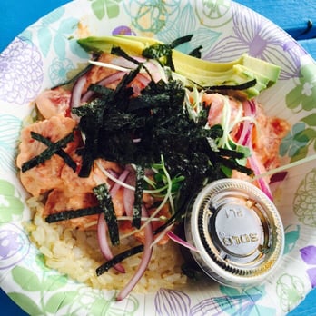 Pupukea Grill - Spicy tuna bowl! Get this! - Hawaiian Near Me - Haleiwa, Hawaii