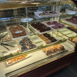 The Great Awakening Coffee Co+Doughnuts - Display of doughnuts