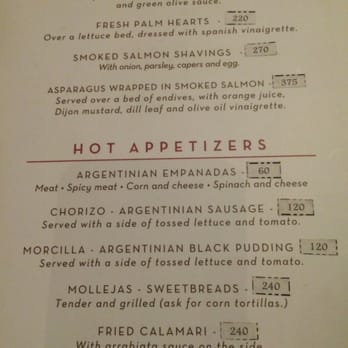 Varela - Menu - Argentine Near Me - México, D.F., DIF