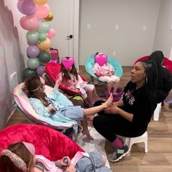 Pamper Me Perfect Mobile Kids Spa - Our foot massages which comes with our mini pedi are always a hit