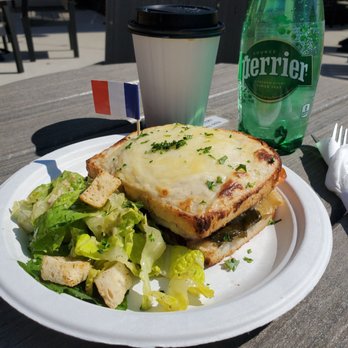 Crepes&Co - Croque Salmon Sour dough bread, Smoked Salmon, Leek fondue, swiss cheese, and béchame - Creperies Near Me - Traverse City, Michigan Crepes&Co - Croque Salmon Sour dough bread, Smoked Salmon, Leek fondue, swiss cheese, and béchame - Creperies Near Me - Traverse City, Michigan