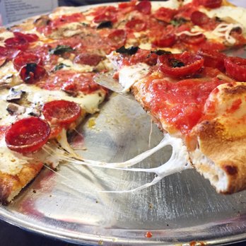 Juliana's - Pepperoni and Mushrooms - Pizza Near Me - Brooklyn, New York Juliana's - Pepperoni and Mushrooms - Pizza Near Me - Brooklyn, New York