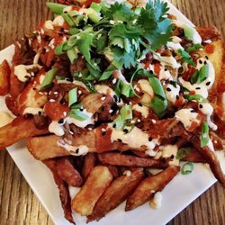 Clocktower Brew Pub - Kimchi fries!