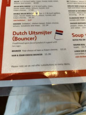 Menu photo 4 De Dutch Vancouver, BC