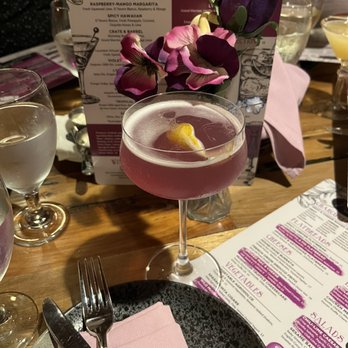 Violette’s - Violette's 75 (gin, lime juice, lavender syrup, Prosecco) - Breakfast & Brunch Near Me - Staten Island, New York Violette’s - Violette's 75 (gin, lime juice, lavender syrup, Prosecco) - Breakfast & Brunch Near Me - Staten Island, New York