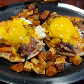 Daddy O’s - Stuffed shrimp eggs Benedict - New American Near Me - Lihue, Hawaii Daddy O’s - Stuffed shrimp eggs Benedict - New American Near Me - Lihue, Hawaii