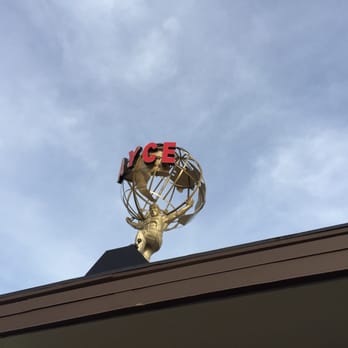 AYCE Gogi - VAN NUYS - ATLAS looking statue on top of their roof. - Korean Near Me - Van Nuys, California