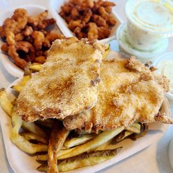 Spud Fish & Chips - Cod, clams, chips & tarter sauce