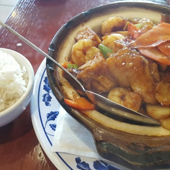 Mandarin Canton Restaurant - Seafood hot pot - shrimp, calamari, fish, black mushrooms, tofu, green onions, carrots and bamboo shoots. - Chinese Near Me - Chula Vista, California Mandarin Canton Restaurant - Seafood hot pot - shrimp, calamari, fish, black mushrooms, tofu, green onions, carrots and bamboo shoots. - Chinese Near Me - Chula Vista, California
