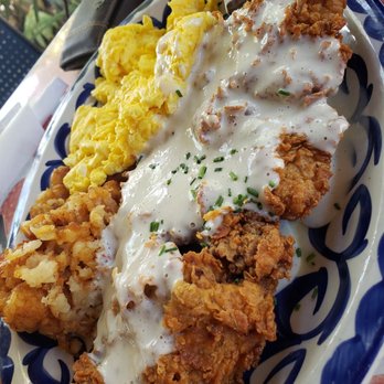Piggy's Kitchen & Bar - Country fried steak with eggs - Breakfast & Brunch Near Me - Houston, Texas Piggy's Kitchen & Bar - Country fried steak with eggs - Breakfast & Brunch Near Me - Houston, Texas