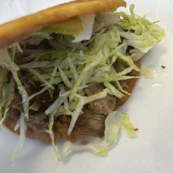 My Old Mans Tacos - Gordita. Loved the shell but the pork was so dry. - Breakfast & Brunch Near Me - Keller, Texas