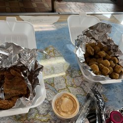 Poboy's Low Country Seafood Market - Fried crab and okra