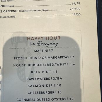 Even Coast - Happy Hour menu - Seafood Near Me - Dallas, Texas