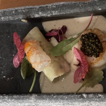 Suba - Scallop and shrimp with celery root  purée - Portuguese Near Me - Lisbon, 11