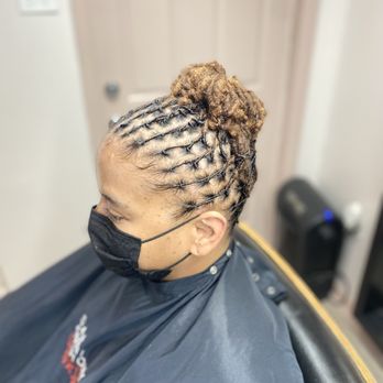 Look Hair Care Studio - Short loc updo - Cosmetics & Beauty Supply Near Me - Philadelphia, Pennsylvania Look Hair Care Studio - Short loc updo - Cosmetics & Beauty Supply Near Me - Philadelphia, Pennsylvania