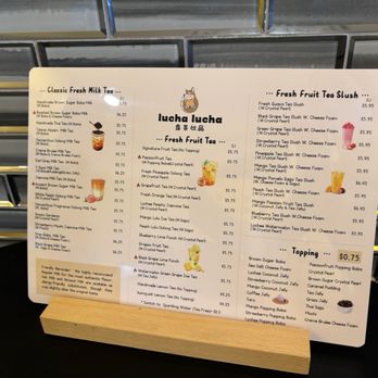 LuCha - Menu - Bubble Tea Near Me - Stow, Ohio LuCha - Menu - Bubble Tea Near Me - Stow, Ohio