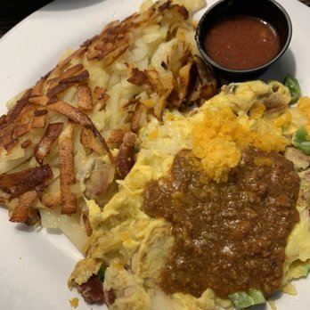 Off Street Cafe - House omelette with hash browns - American Near Me - Cerritos, California Off Street Cafe - House omelette with hash browns - American Near Me - Cerritos, California