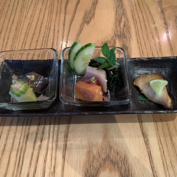 Sushi Kashiba - Omakase Appetizers (loved the King Salmon) - Japanese Near Me - Seattle, Washington
