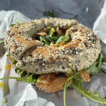OKO Bagels - Smoked salmon on an everything bagel - Bagels Near Me - Hamilton, Ontario OKO Bagels - Smoked salmon on an everything bagel - Bagels Near Me - Hamilton, Ontario