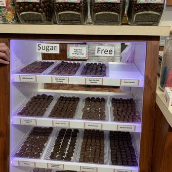 Aunt Belle's Confectionaries - a display of chocolates - Candy Stores Near Me - Park Rapids, Minnesota Aunt Belle's Confectionaries - a display of chocolates - Candy Stores Near Me - Park Rapids, Minnesota