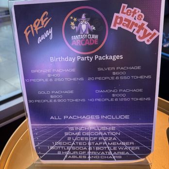 Fantasy Claw Arcade - Birthday packages - Arcades Near Me - Las Vegas, Nevada Fantasy Claw Arcade - Birthday packages - Arcades Near Me - Las Vegas, Nevada