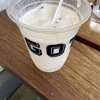 Gotts Roadside - Mint chocolate chip shake. I was in heaven - Burgers Near Me - Napa, California