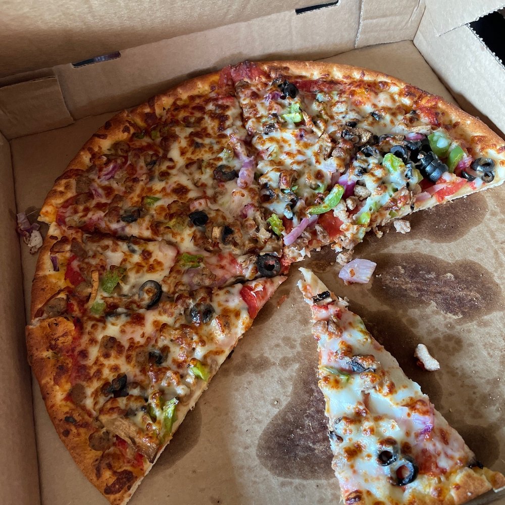 a whole pizza in a box a whole pizza in a box