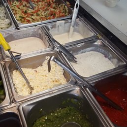 Get the garlic sauce for your falafel...yum!!! Get the garlic sauce for your falafel...yum!!!