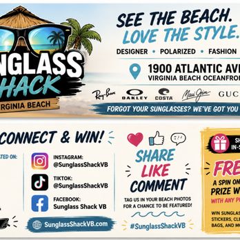 Sunglass Shack - Sunglasses Near Me - Virginia Beach, Virginia Sunglass Shack - Sunglasses Near Me - Virginia Beach, Virginia