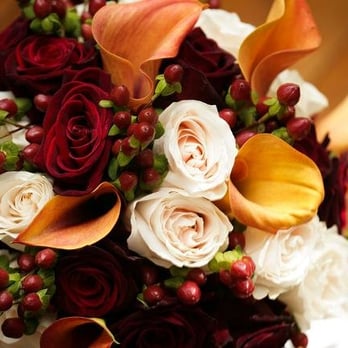 Jones The Florist - Autumn inspired bridal bouquet - Floral Designers Near Me - Columbus, Ohio