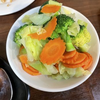Palm Thai Cuisine - Steamed Vegetables very good not mushy. - Thai Near Me - Lake Elsinore, California Palm Thai Cuisine - Steamed Vegetables very good not mushy. - Thai Near Me - Lake Elsinore, California