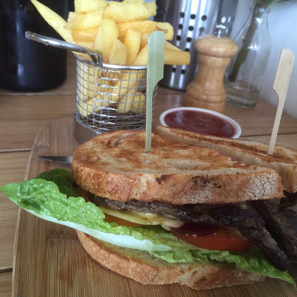 Yellow Espresso - My amazing steak sandwich. - Restaurants Near Me - Ballarat, VIC