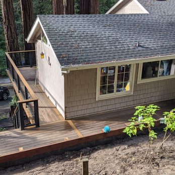 831 Builders - top view - the front and back decks used to be seperate! - General Contractors Near Me