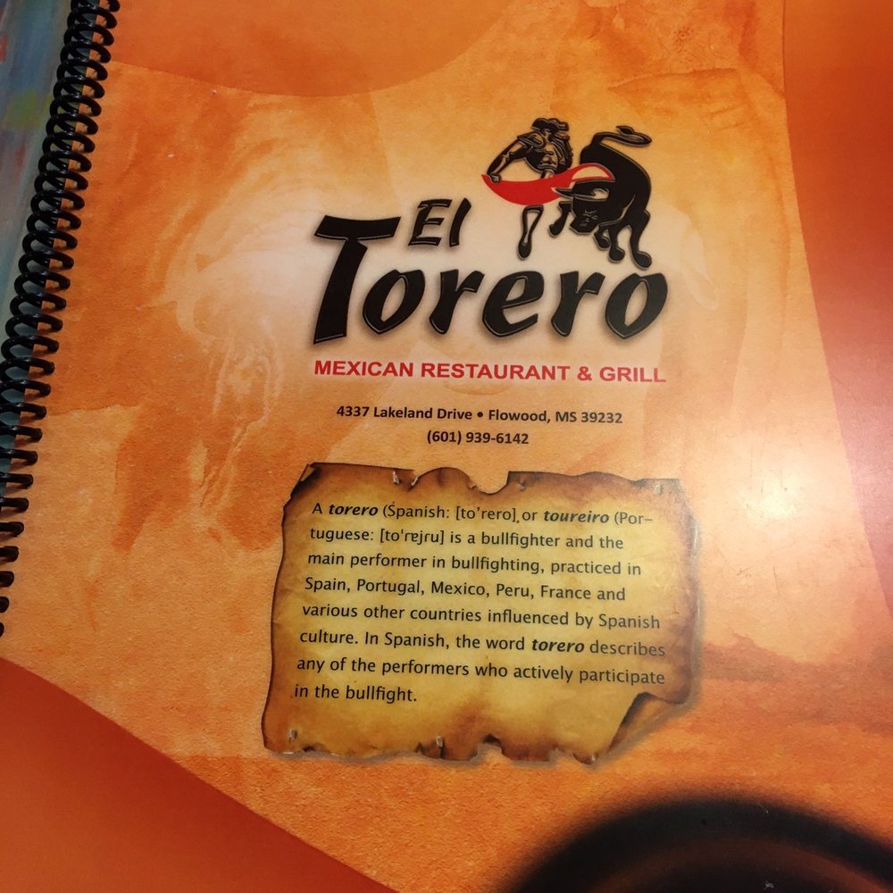 El Torero Mexican Restaurant & Grill - menu - Mexican Near Me - Flowood, Mississippi