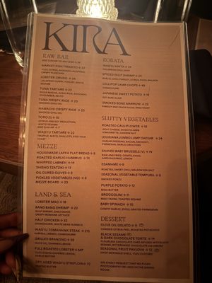 Menu photo 3 Kira New Orleans, LA