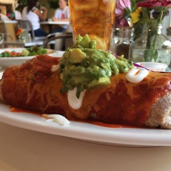 Natural Cafe - Baja burrito  with chicken. Huge and soooo good - Salad Near Me - Goleta, California