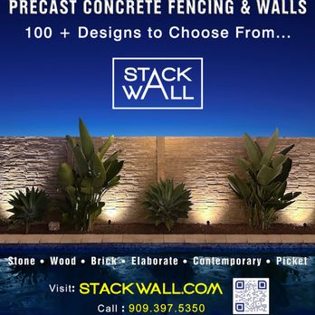 StackWall Manufacturing - Concrete Fencing - StackWall's New Winter Ad. Go To Our Website And Check Out Our New Wall Visualizer... Where You Can Build Your Own StackWall. - Masonry/Concrete Near Me - Pomona, California StackWall Manufacturing - Concrete Fencing - StackWall's New Winter Ad. Go To Our Website And Check Out Our New Wall Visualizer... Where You Can Build Your Own StackWall. - Masonry/Concrete Near Me - Pomona, California
