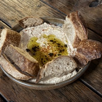 Ojai Rotie - Sour dough bread & hummus - French Near Me - Ojai, California Ojai Rotie - Sour dough bread & hummus - French Near Me - Ojai, California