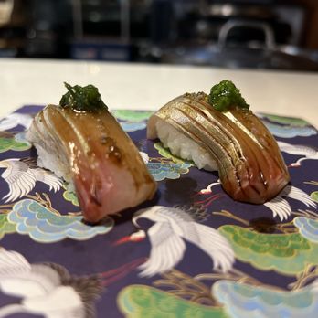 Norigami - Shimaji (my favorite, and the one I usually get another piece or two of after my omakase). - Japanese Near Me - Winter Garden, Florida