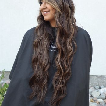 Hair By Haley - Partial Blonding Service + 2 rows of 24" handtied hair extensions - Hair Stylists Near Me - Folsom, California Hair By Haley - Partial Blonding Service + 2 rows of 24" handtied hair extensions - Hair Stylists Near Me - Folsom, California