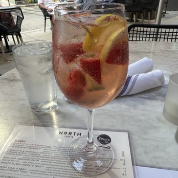 North Italia - Sparkling Rosé Sangria - Italian Near Me - McLean, Virginia North Italia - Sparkling Rosé Sangria - Italian Near Me - McLean, Virginia