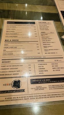 Menu photo 3 State 48 Tavern Page, AZ