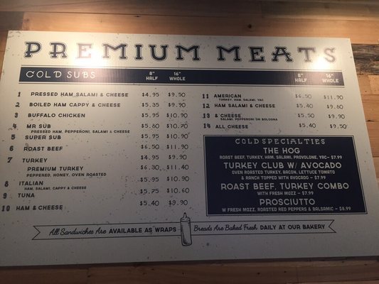 Menu photo 3 Mr Subs Bound Brook, NJ Menu photo 3 Mr Subs Bound Brook, NJ