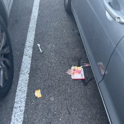 Target - Parking lot trash