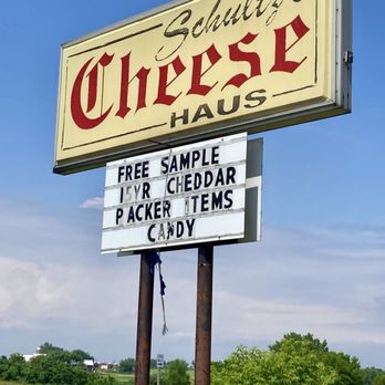 Schultz's Cheese Haus - Signage - Cheese Shops Near Me - Beaver Dam, Wisconsin