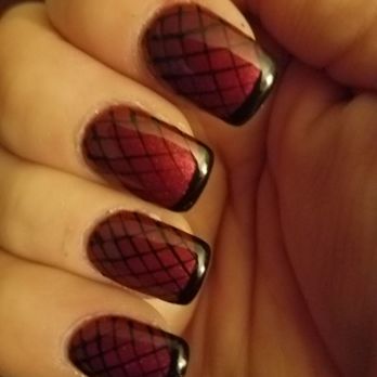 Nailed It Chic Studio - February nails! Christine did this by hand/no stamp. - Skin Care Near Me - Lorton, Virginia